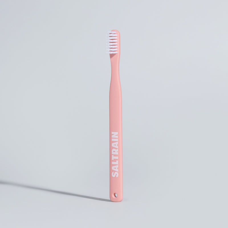 Saltrain Toothbrush – Korean Soft Fine Bristles for Gum Care Rose
