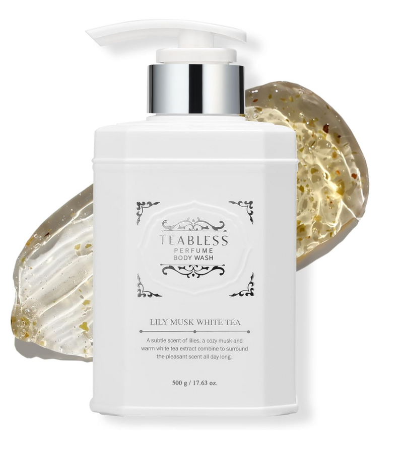 Teabless Lily Musk White Tea Perfumed Body Wash – Hydrating & Long-Lasting Scent (500g)