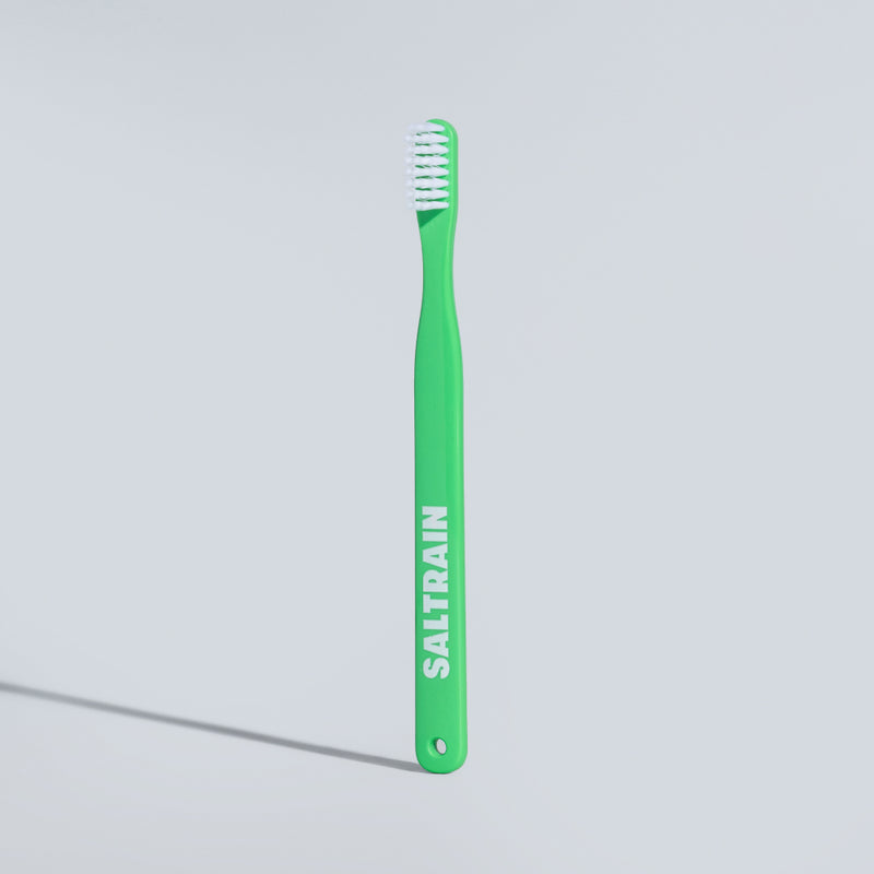 Saltrain Toothbrush – Korean Soft Fine Bristles for Gum Care Green