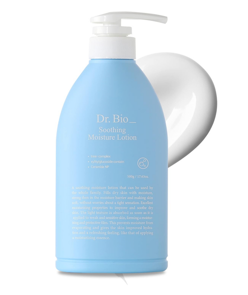 Dr.Bio Soothing Moisture Lotion – Family Safe Korean Moisturizer (500g)