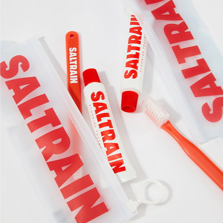 Saltrain Toothbrush – Korean Soft Fine Bristles for Gum Care Rose