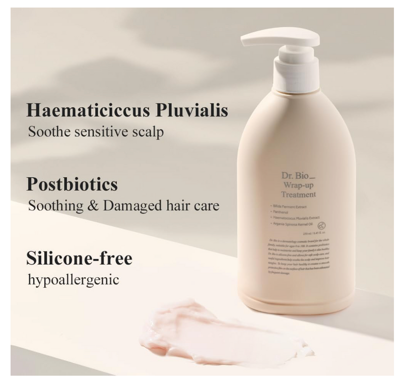 Dr.Bio Wrap-Up Hair Treatment – Sulfate-Free Korean Repair Conditioner (250ml)