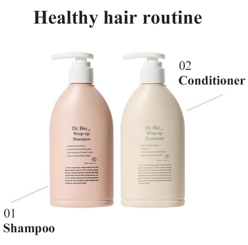 Dr.Bio Wrap-Up Shampoo – Soothing & Silicone-Free Family Shampoo (250ml)